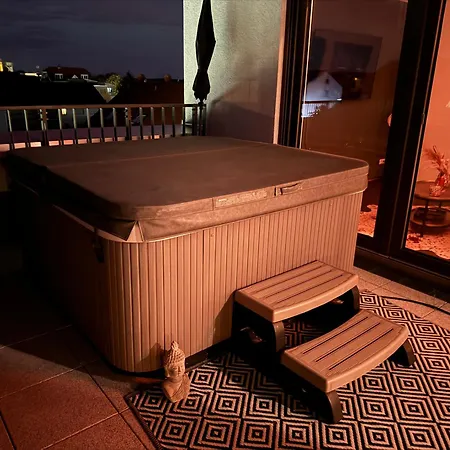 Luxus Penthouse Mit Wellness Dachterrasse Lägenhet *